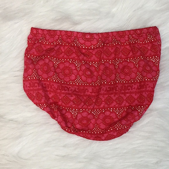 🔥3/$20 JUICY COUTURE sz 18 mos Diaper Cover Pink/Red NWT - Picture 2 of 3